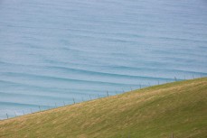 Lines in the back paddock on the North Coast, Dunedin, New Zealand. 