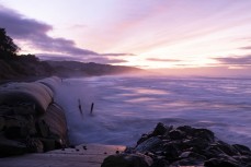 A storm surge washes into the beach at St Clair, Dunedin, New Zealand.
Photo: Derek Morrison