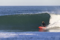 Homa Mattingly rides his longboard at St Clair, Dunedin, New Zealand.
Photo: Derek Morrison